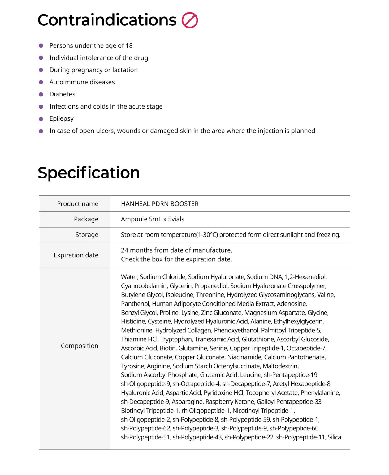 Hanheal PDRN Booster