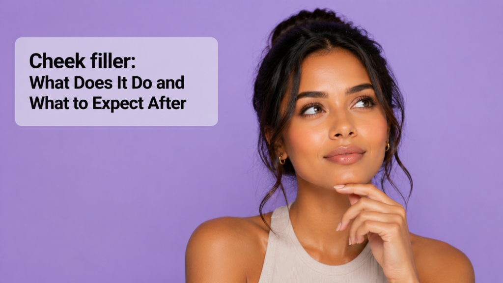 Cheek Filler: Understanding Midface Volume, Structure & What Happens After Treatment