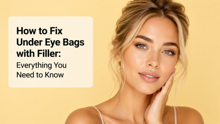 How to Fix Under Eye Bags with Filler: Everything You Need to Know